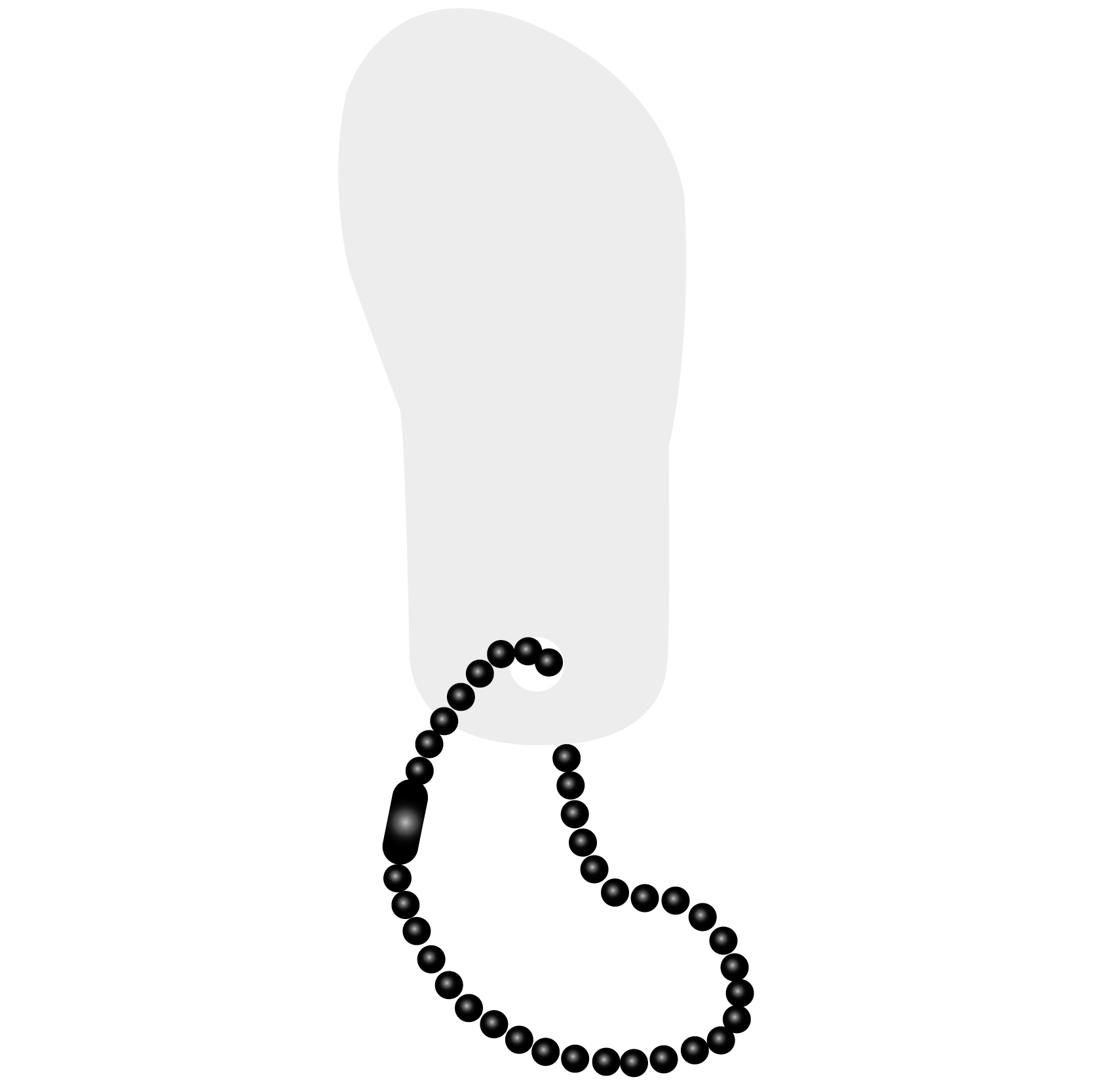 Flip Flop Key Tag 14
