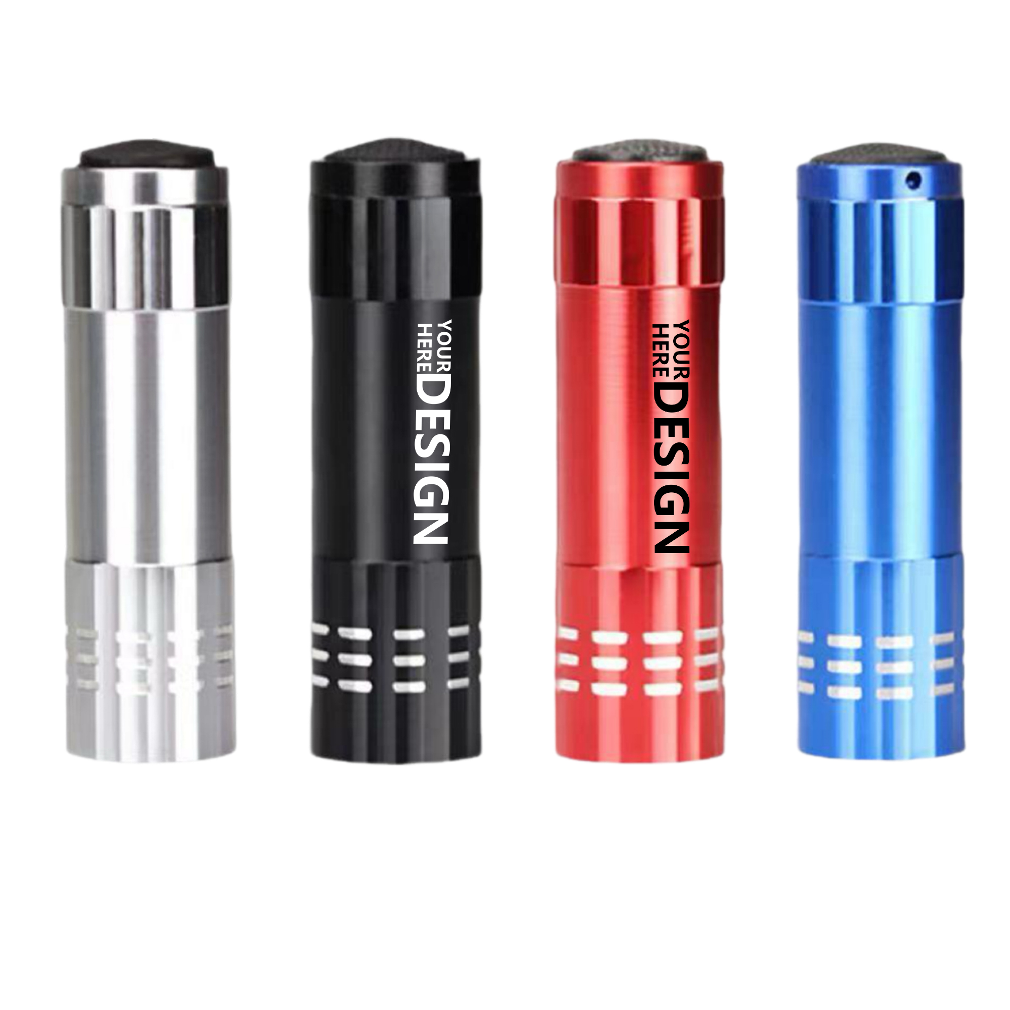Portable LED Flashlight with Aluminum Body 2