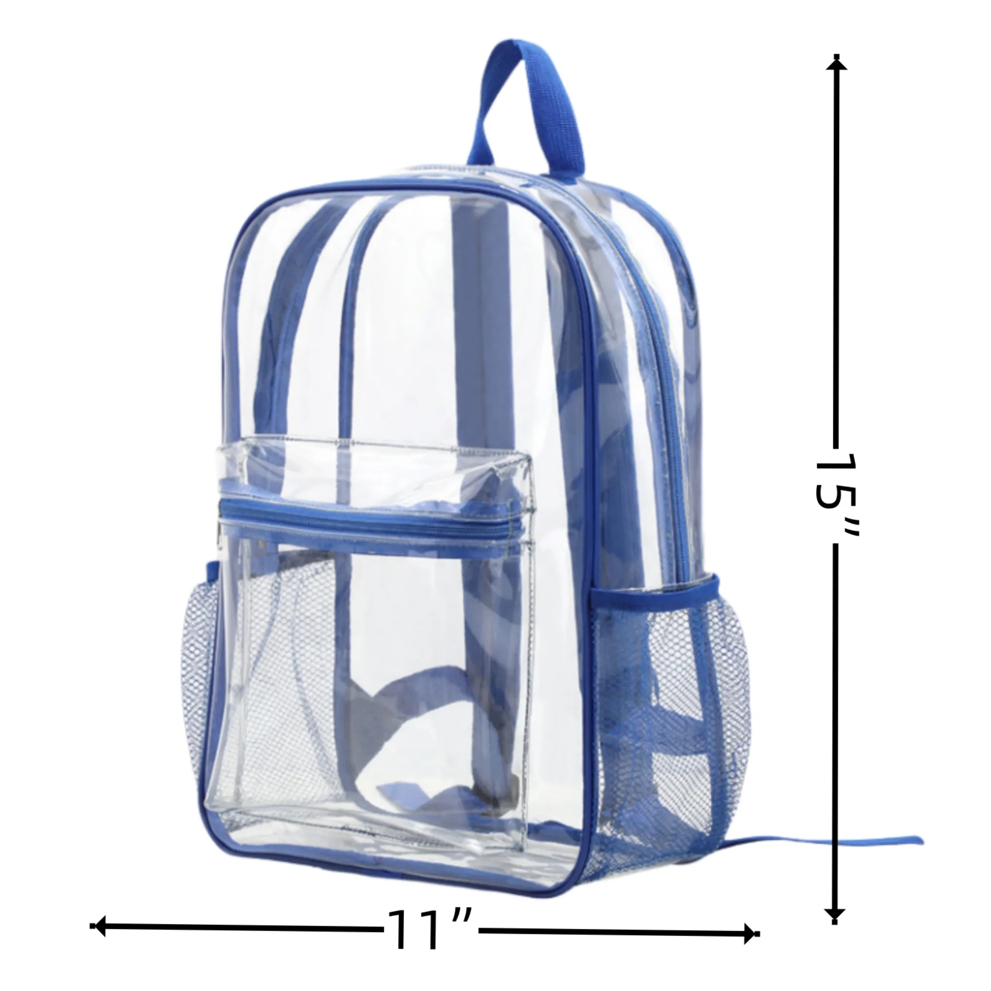 Clear PVC Waterproof Stadium Backpack 3