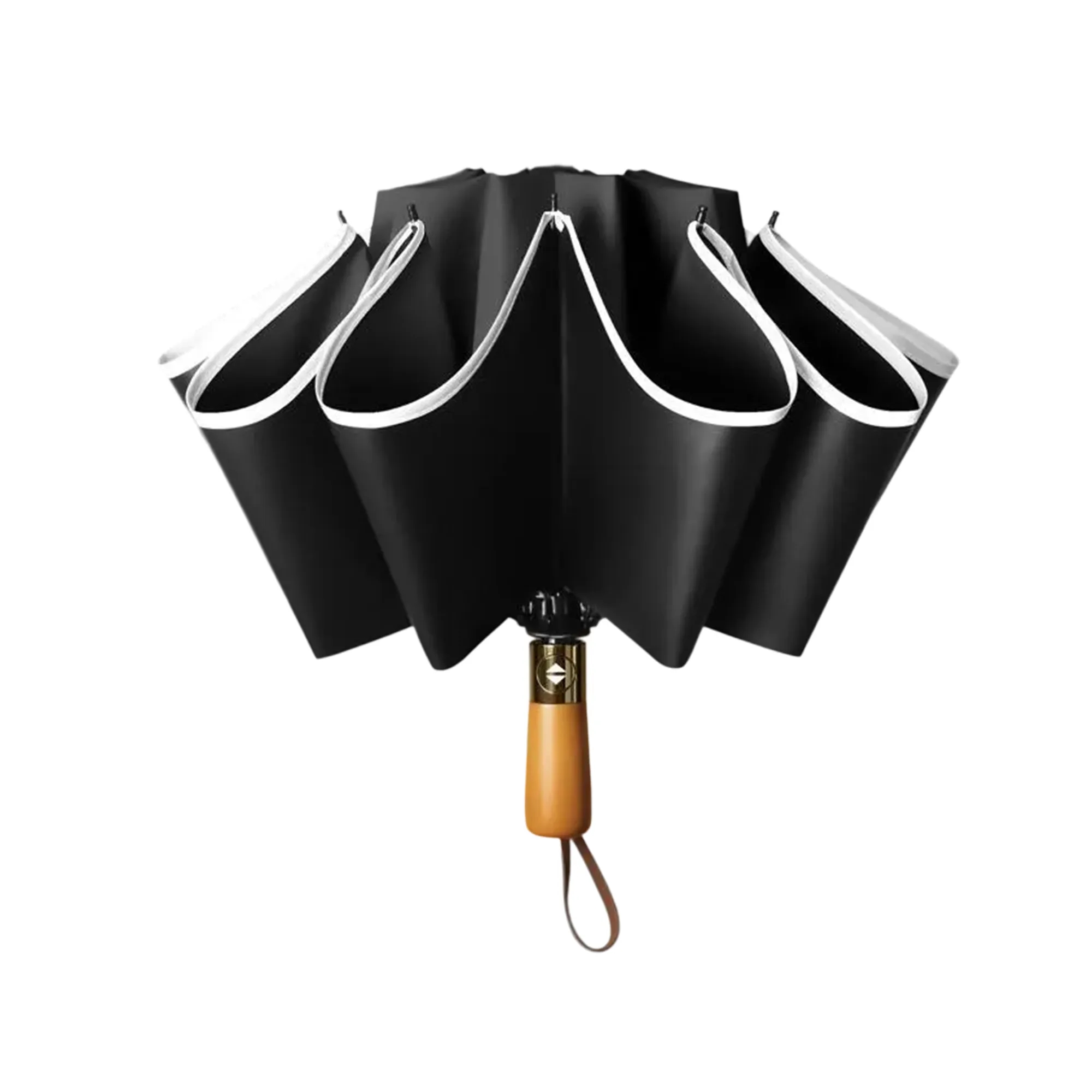 Durable Folding Umbrella with Water Repellent Fabric 6