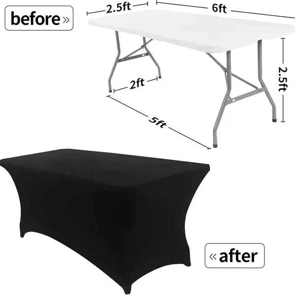 6ft Dye Sublimation Stretch Table Cover 5
