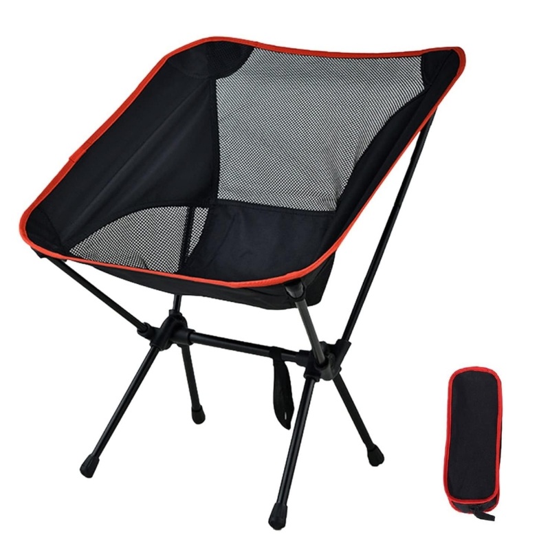 Folding Moon Camping Chair W/ Carrying Bag 3