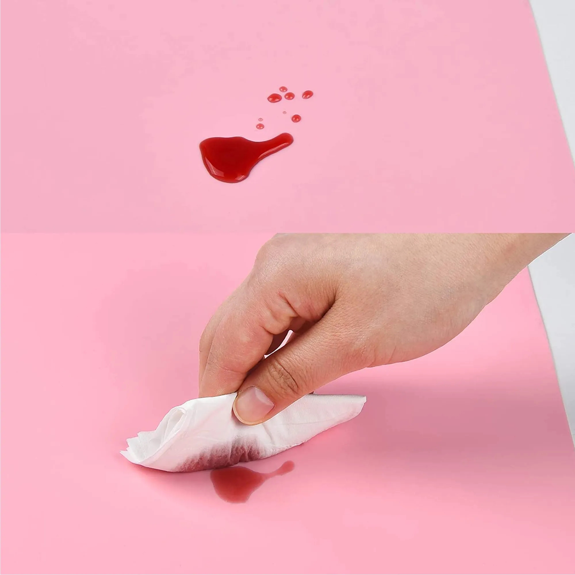 MOQ20 Dining Table Insulation Silicone Anti-Slip Placemat 2