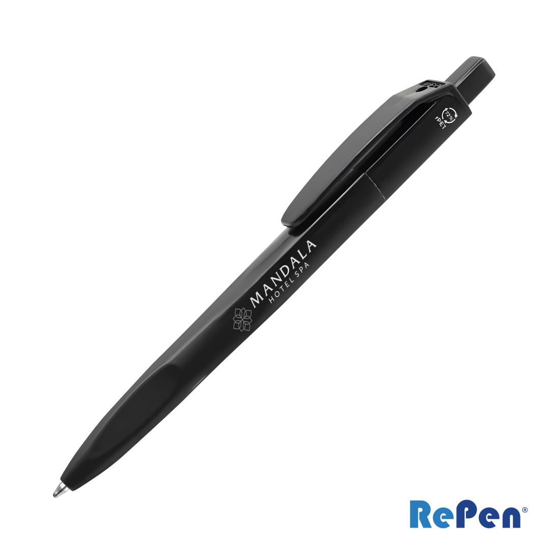 RePen® Squared Opaque Clicker rPET Pen 4