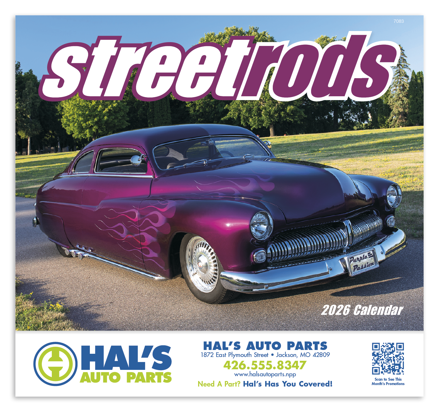 Good Value™ Street Rods - Stapled Calendar 53
