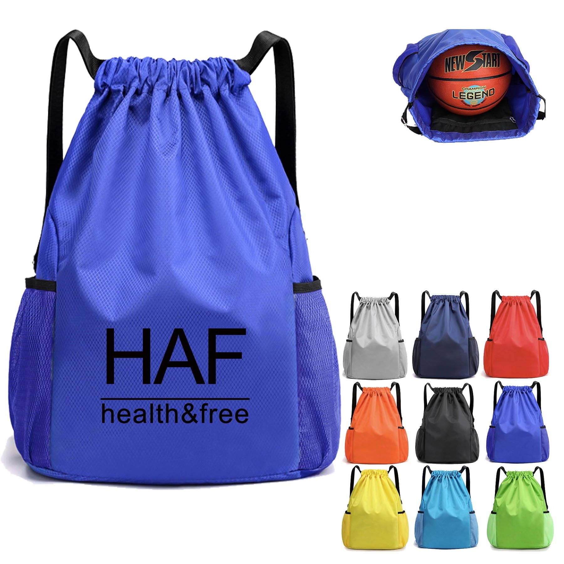 Drawstring Backpack Water Resistant String Bag 1