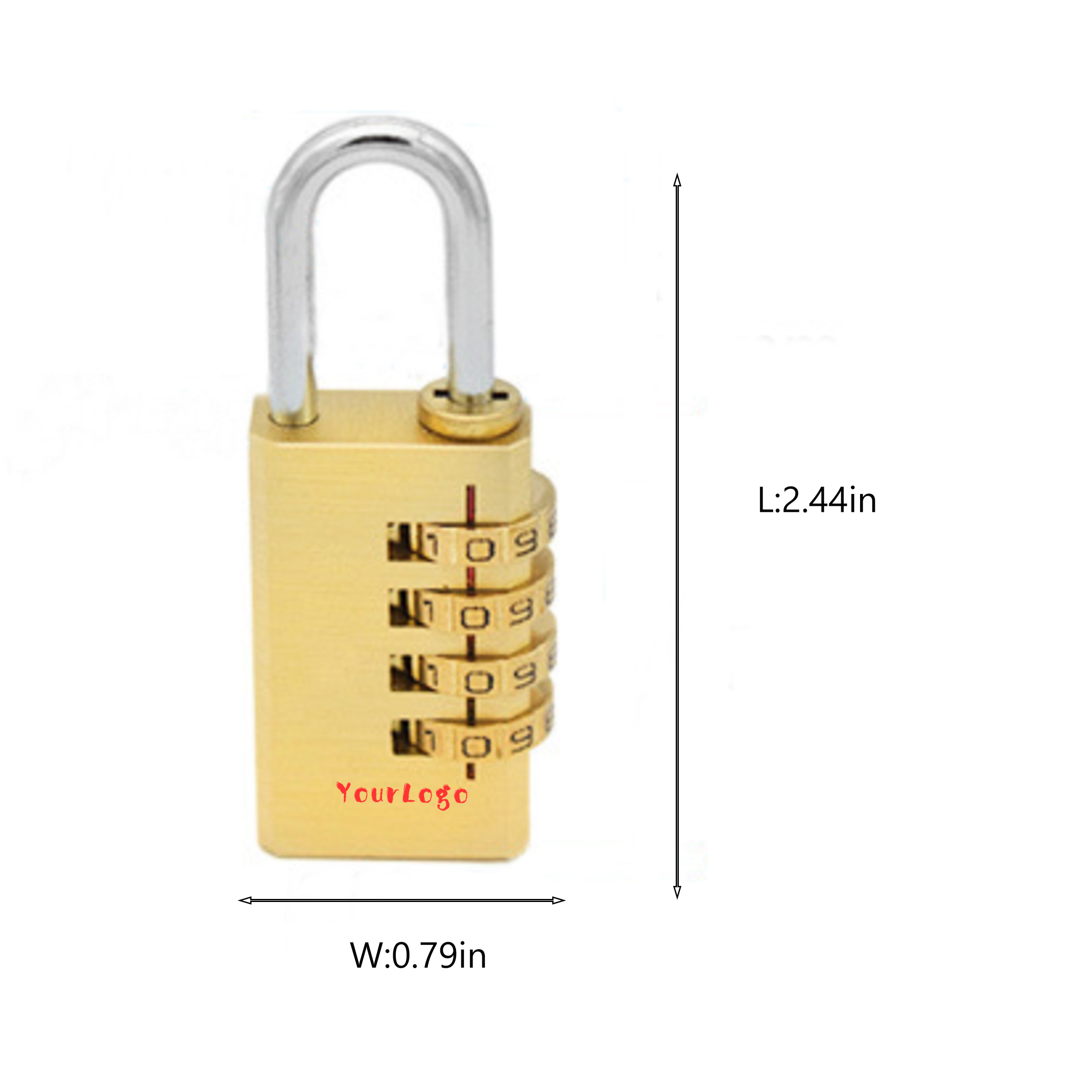 Copper Password Padlock 2