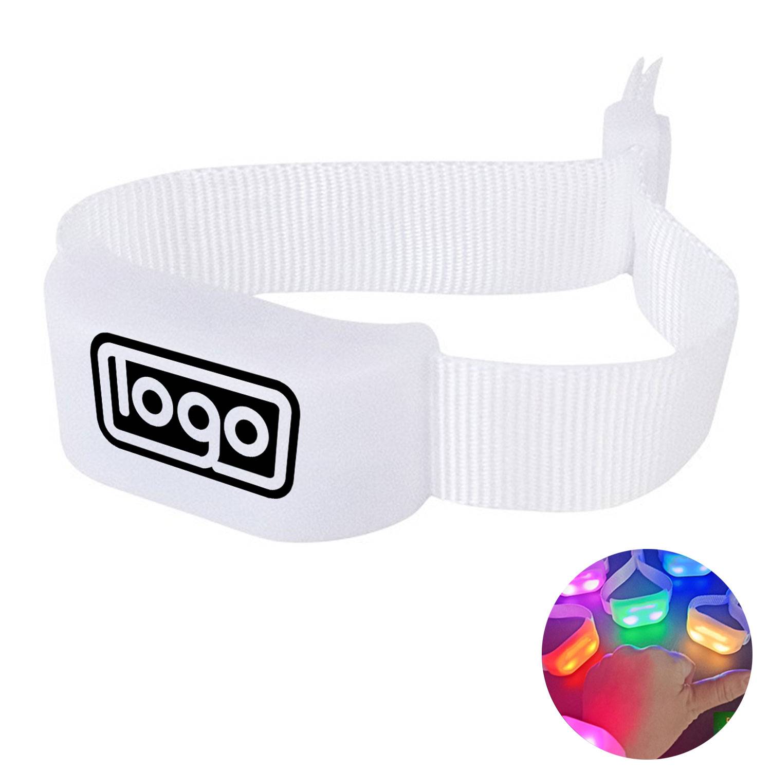 LED Light Up Wristband - Adjustable ABS Bracelet for Party 2