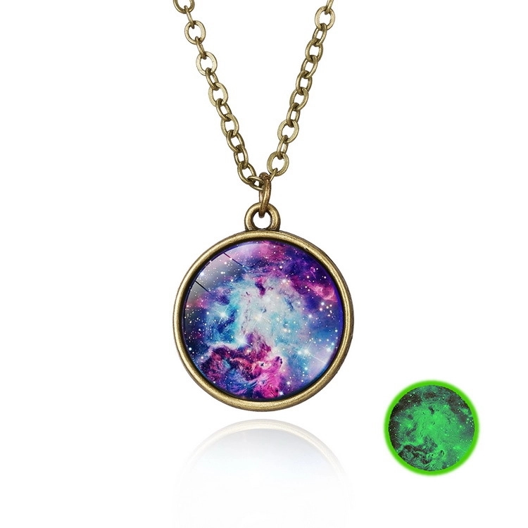 Galaxy Necklace Universe Jewelry Art Print Pendant 7