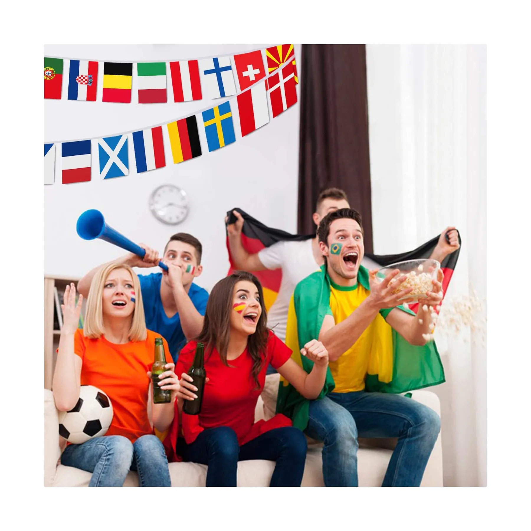 Different Countries International String Flags 7