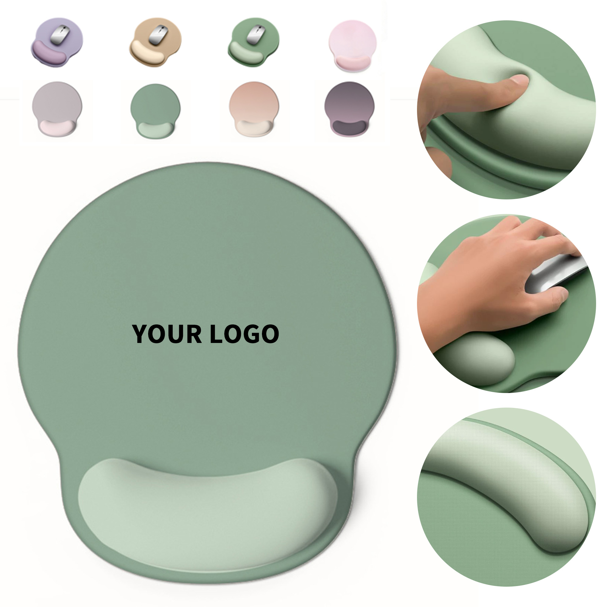 Milk Silk Mouse Pad With Wrist Rest 5