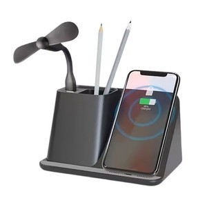 Wireless Charging Stand Pen Holder 15W Fast Charge 1