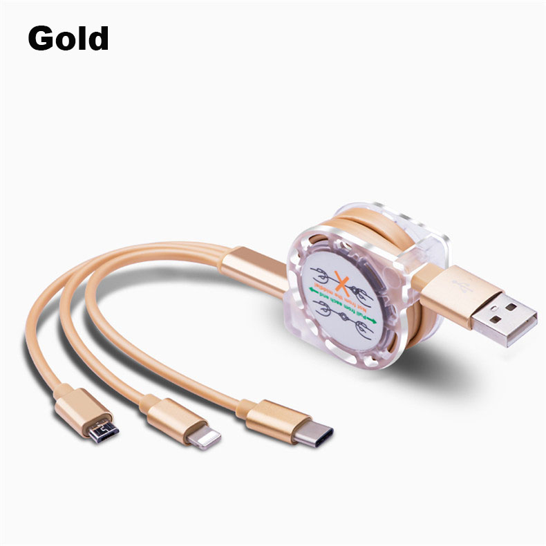 TriFlex Retractable 3-in-1 Cable 4