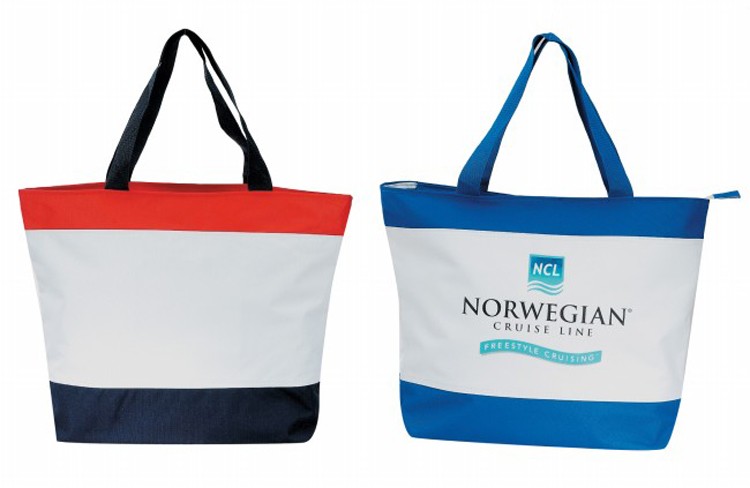 Poly Tote Bag with Zipper 1