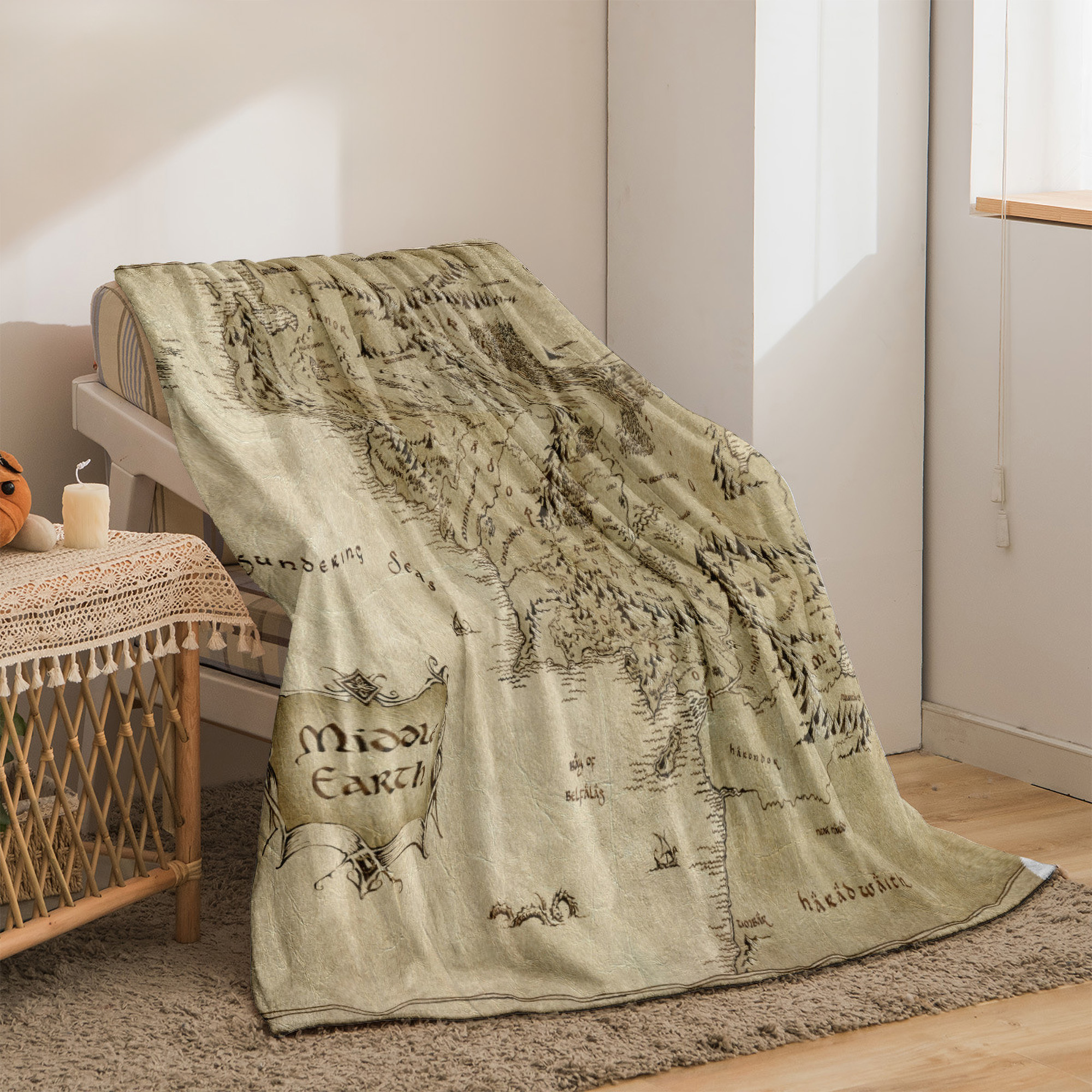 Blanket Fleece Durable Wide Use Double Thickness Woolen 1