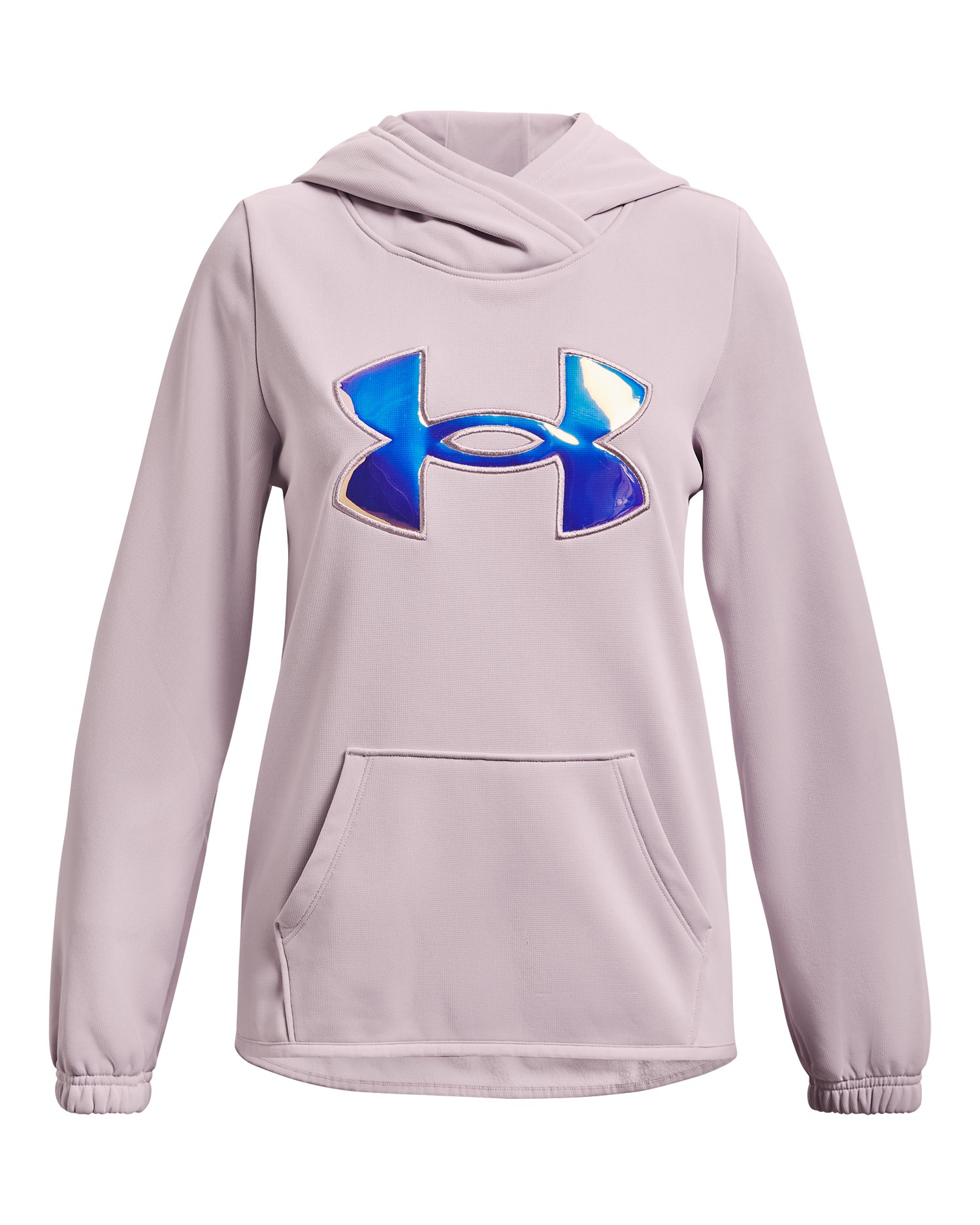 Girls' Armour Fleece Iridescent Big Logo Hood, custom hoodie or sweatshirt with logo imprint 6