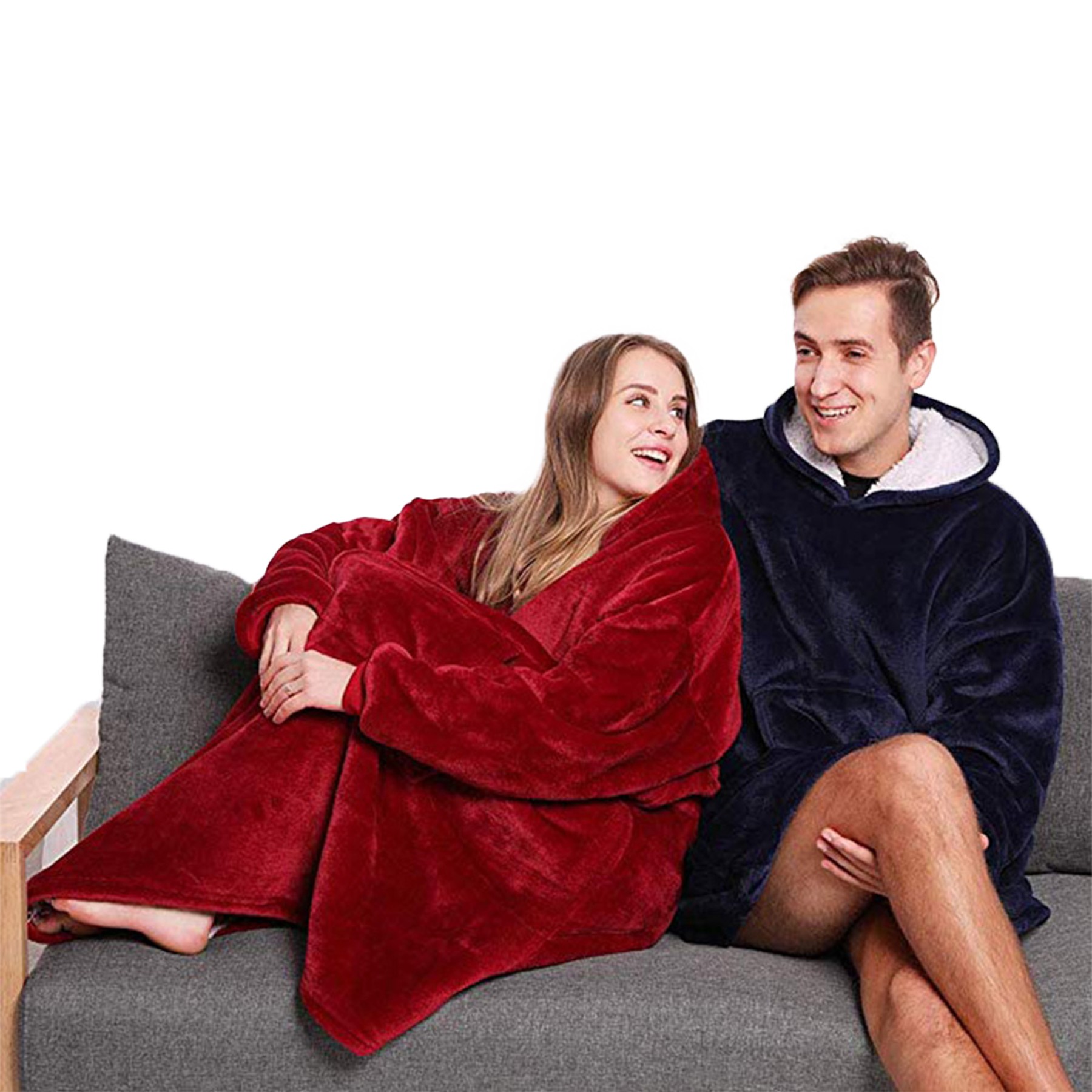 Fleece Thick Pullover Blanket