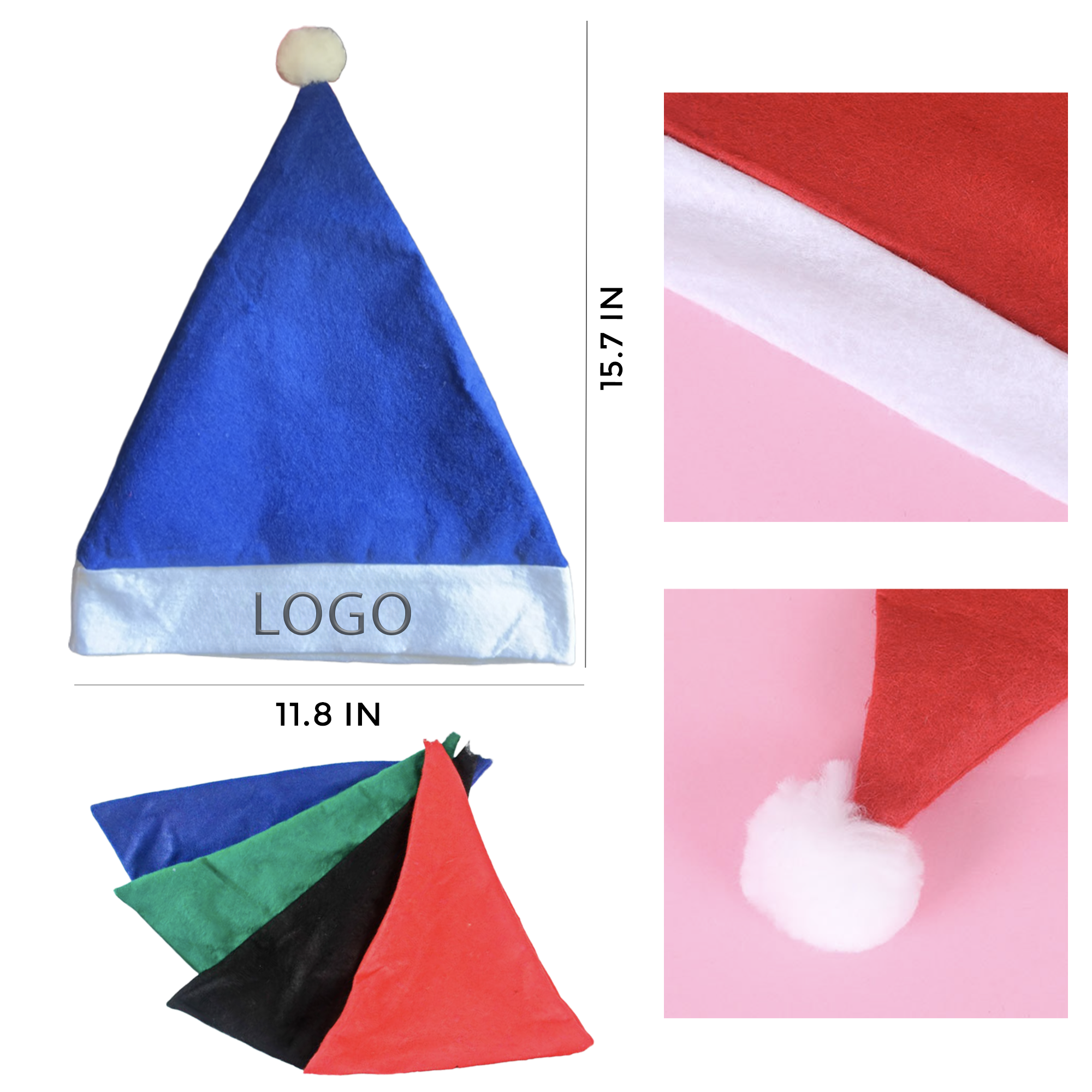 MOQ 1 PCS Fun - Filled Christmas Hat 2