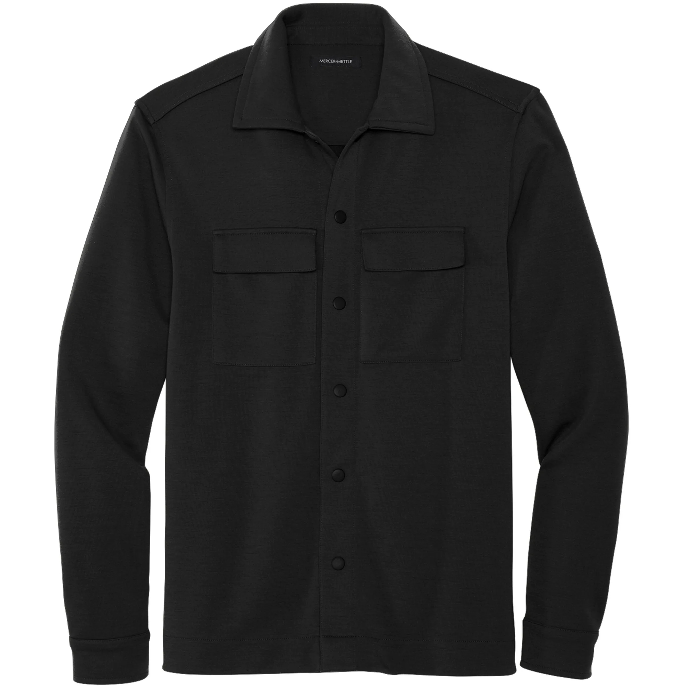 MERCER+METTLE(TM) DOUBLE-KNIT SNAP FRONT EMBLEM JACKET 6