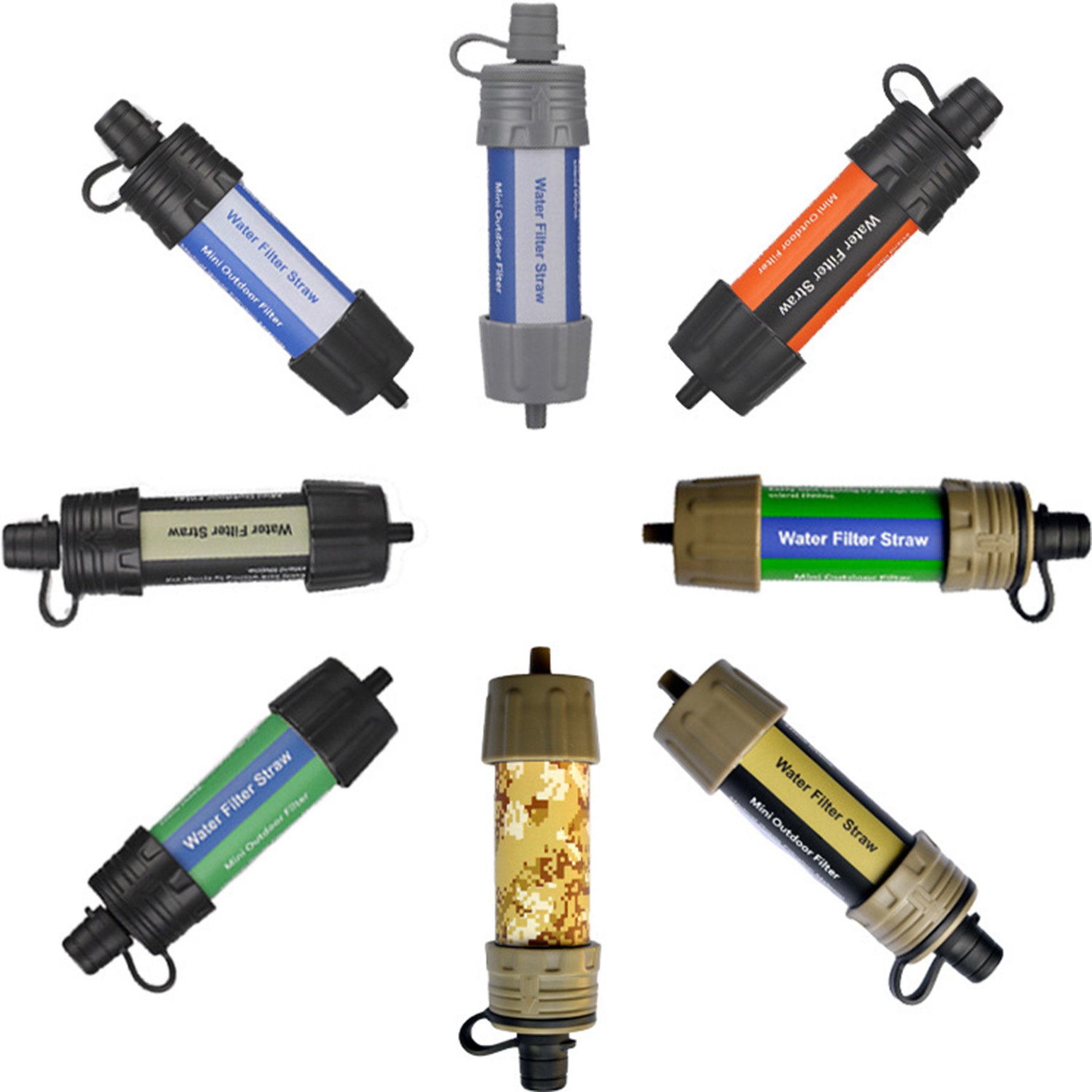 Outdoor Portable Water Filter Straw, custom sports ball with logo imprint 2