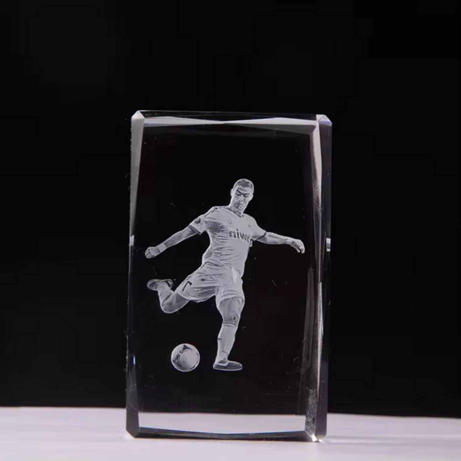 3D Laser Cube Crystal Paperweight 2