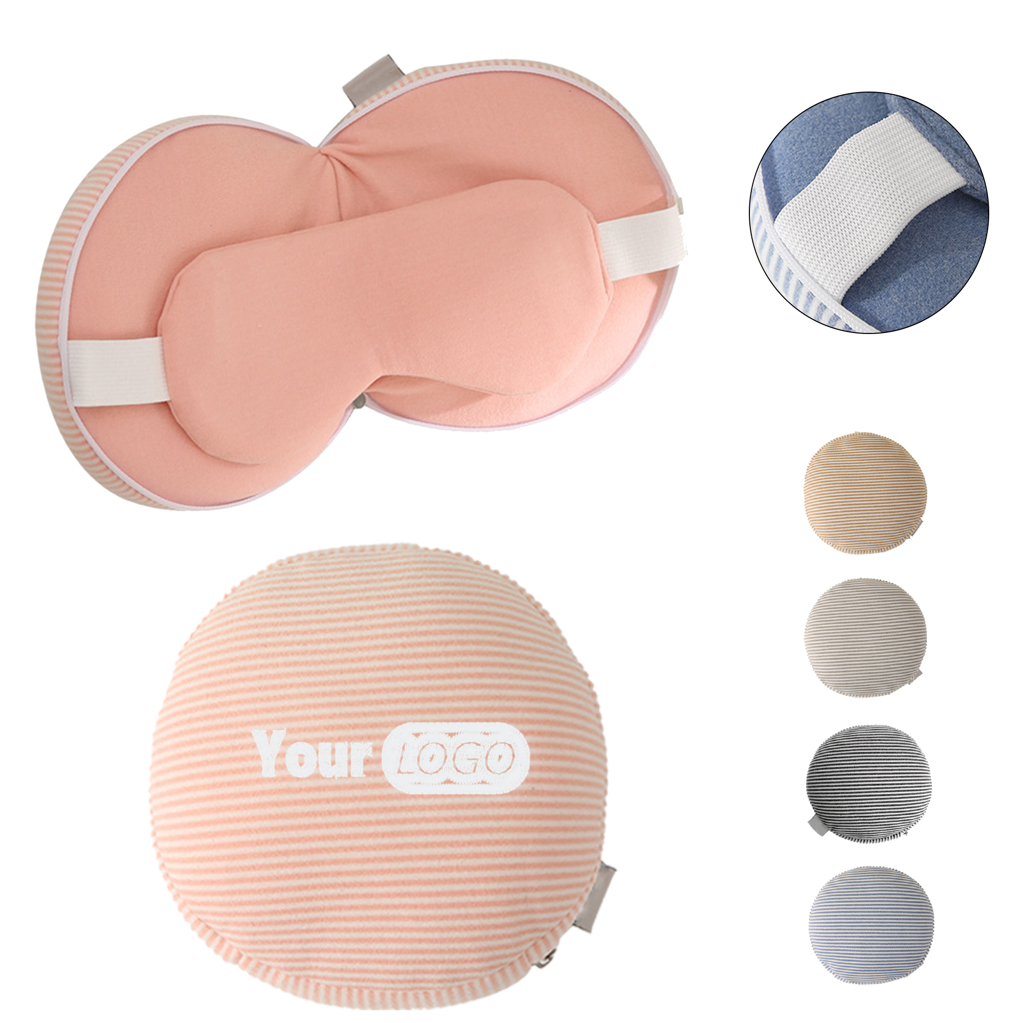 Travel Pillow With Sleep Mask 3