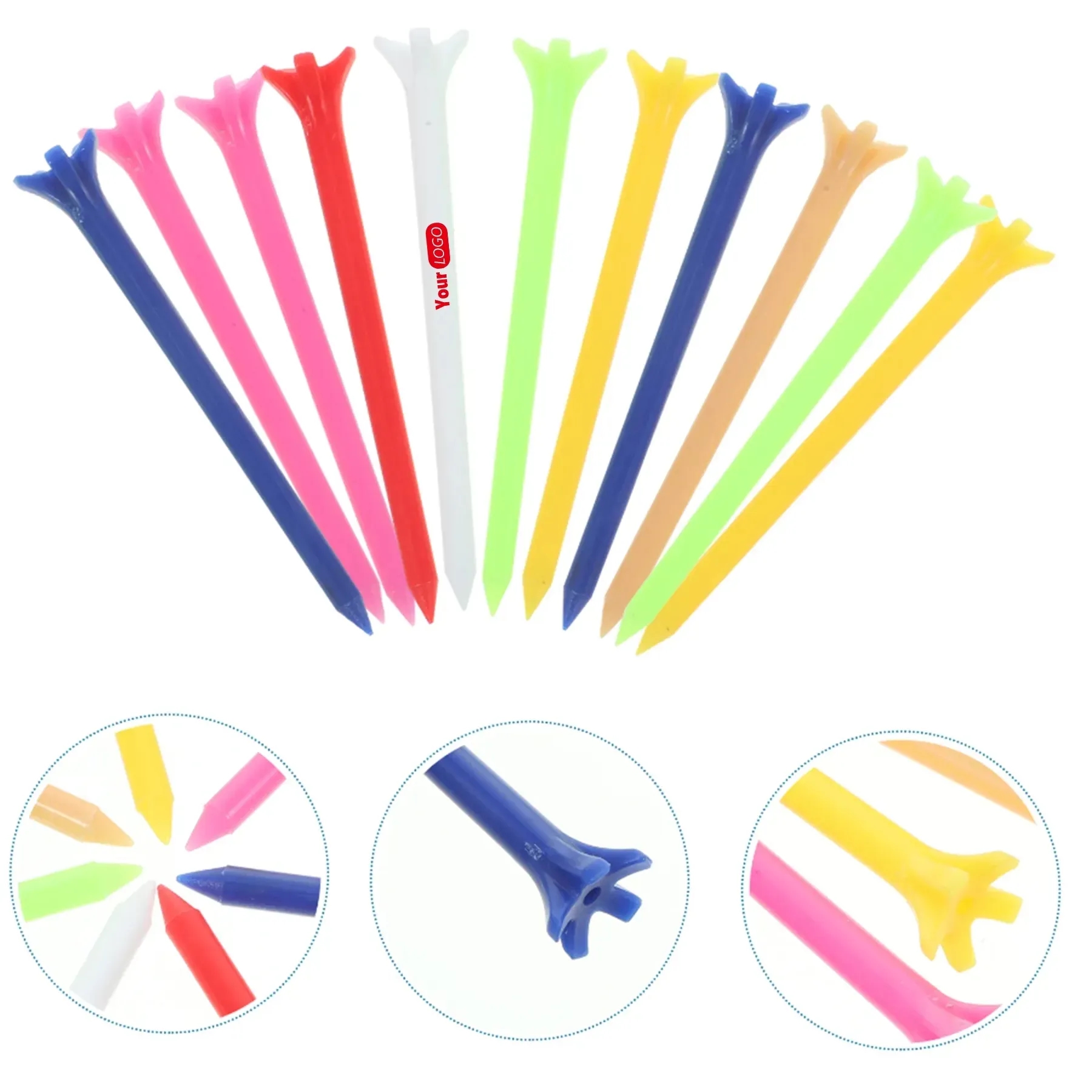 Plastic Professional Golf Tees 1