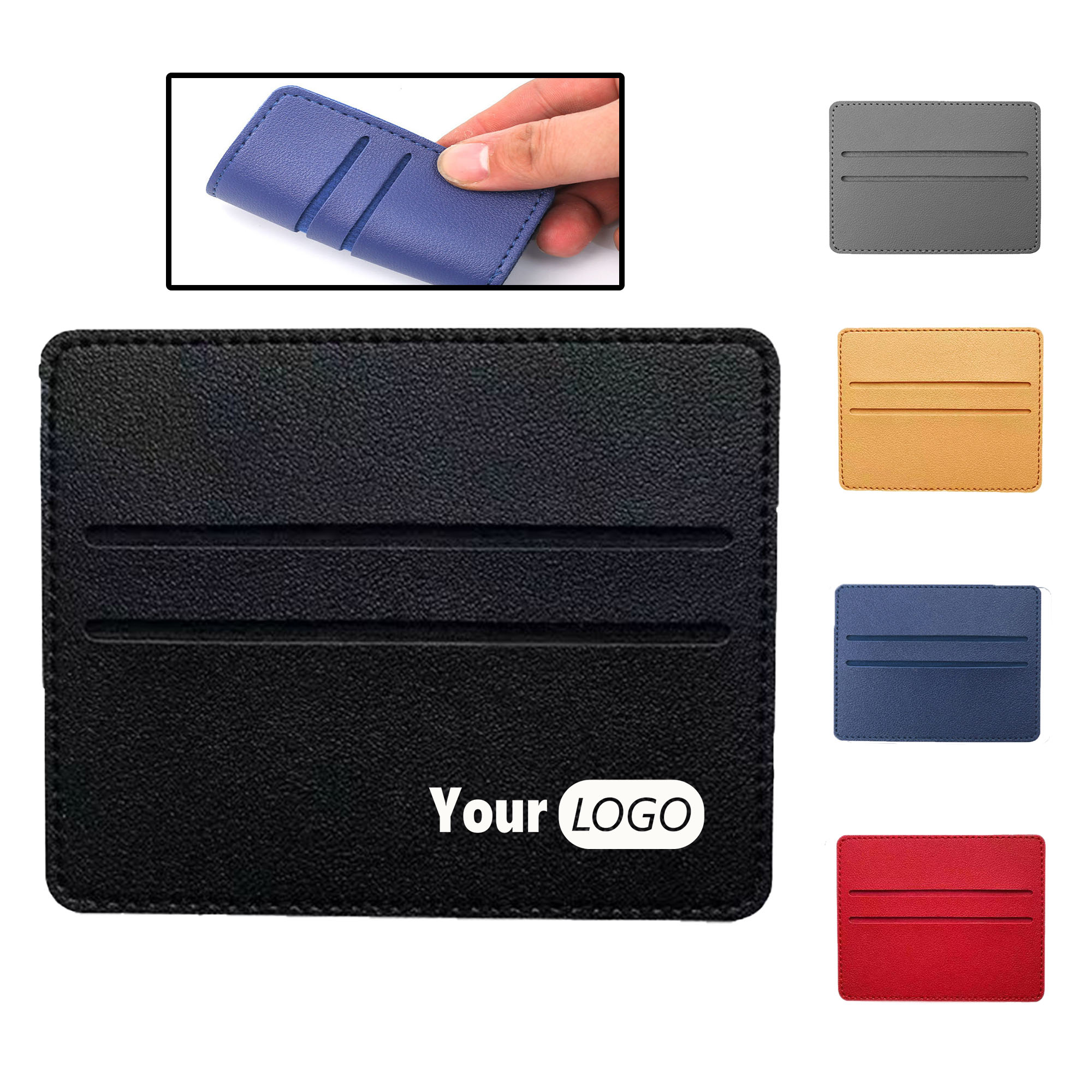 Slim Multi-Function PU Card Case 3