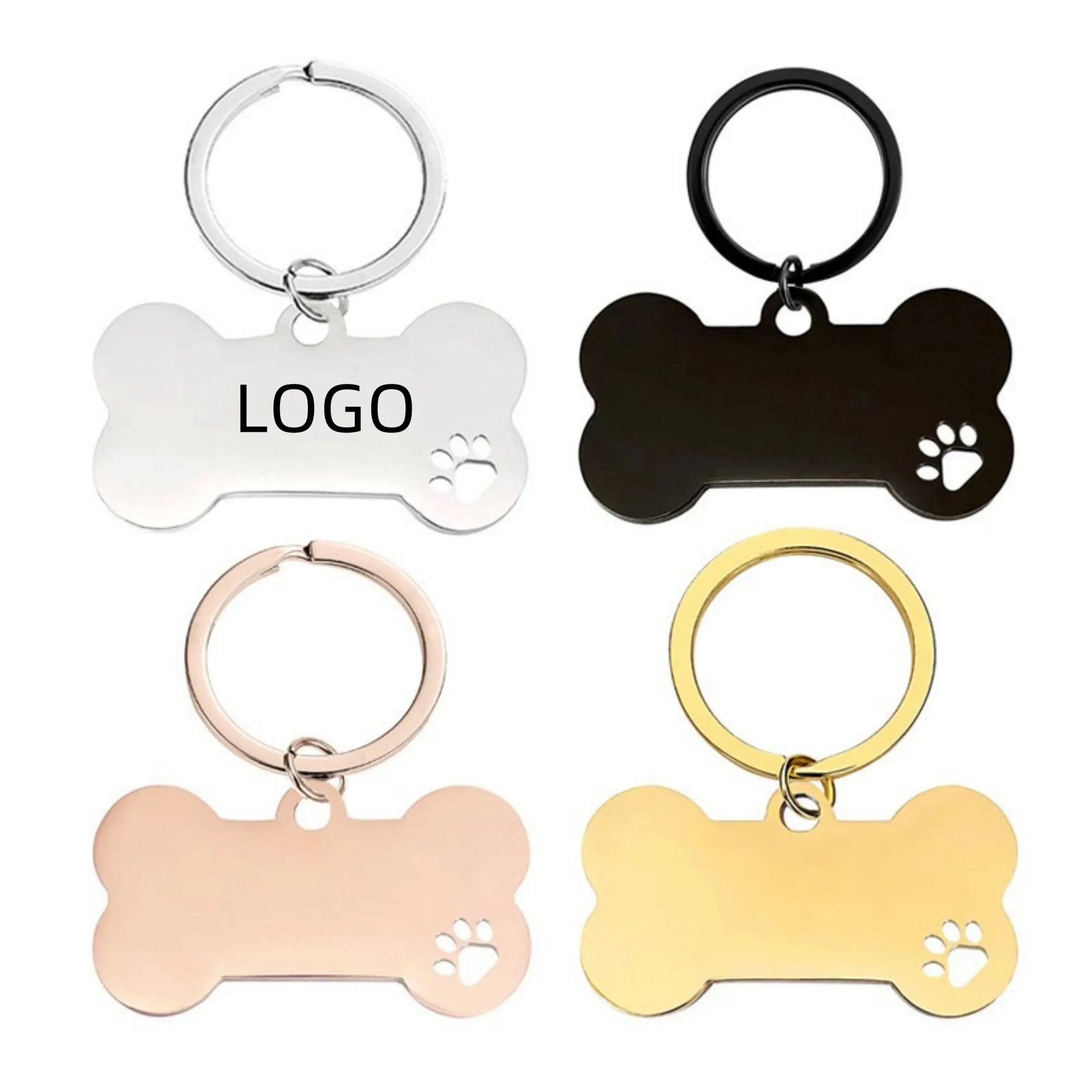 Tag Customizable Bone Design for Dogs & Cats 4