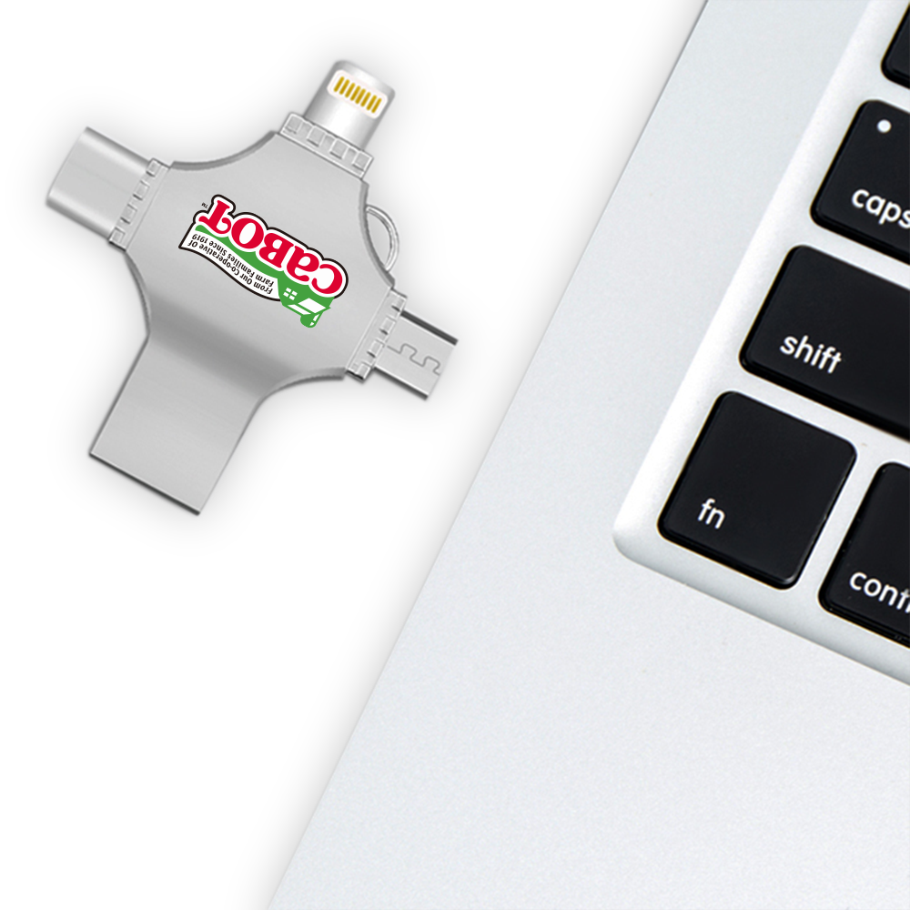 Cicero 3 Way Metal USB 10