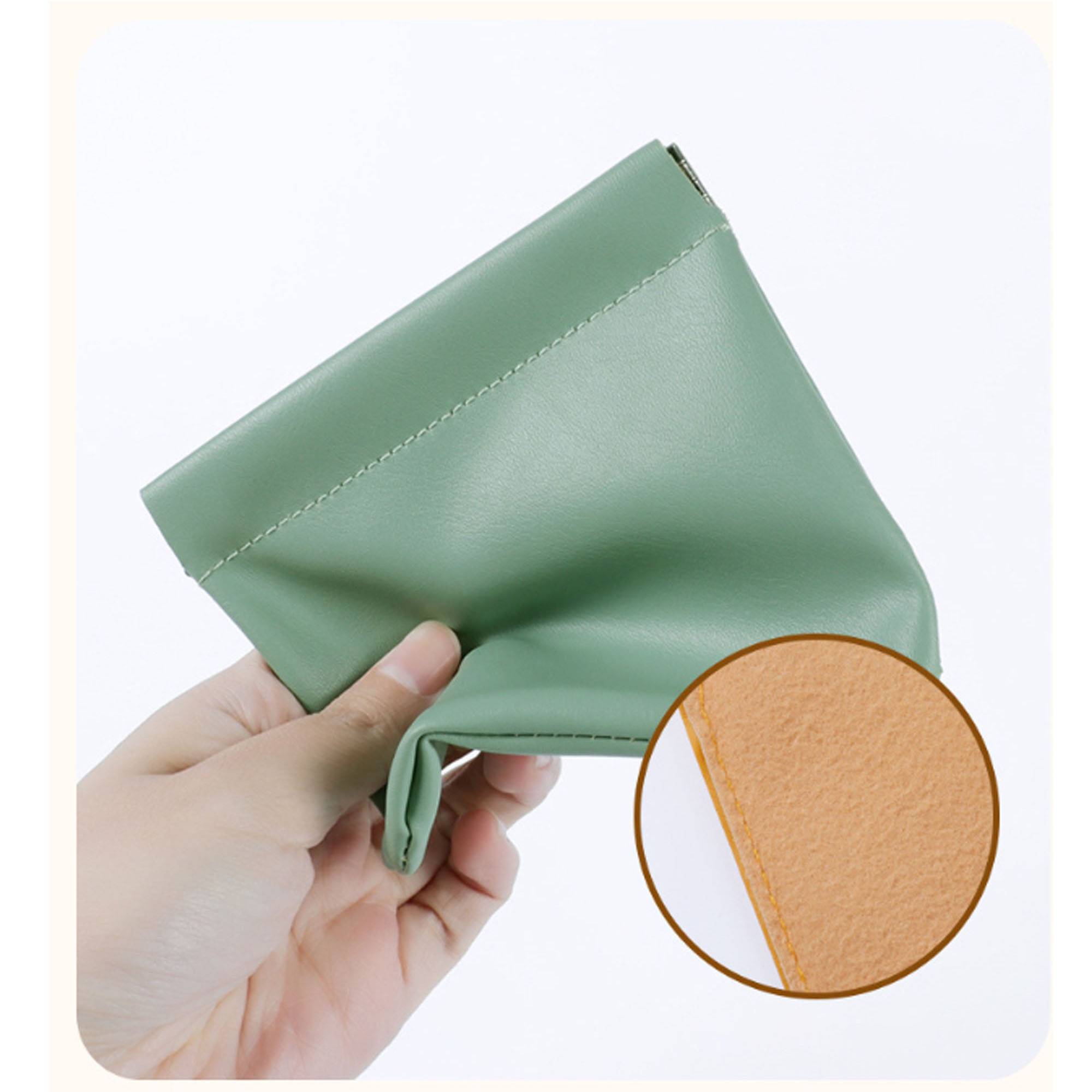 High-Quality Square Leather Bag with Bold, Lasting Colors 2