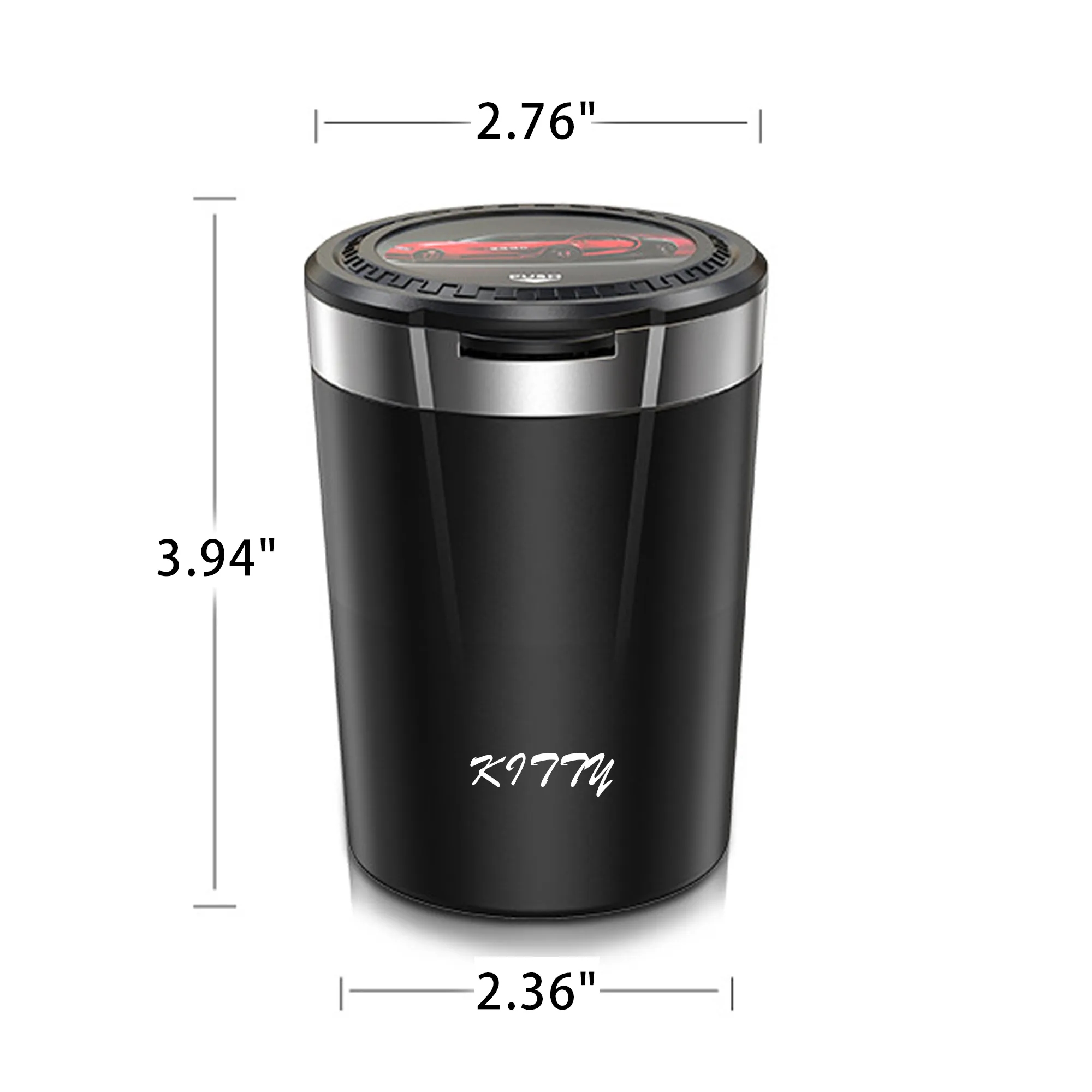 Car Ashtray With Metal Liner 3