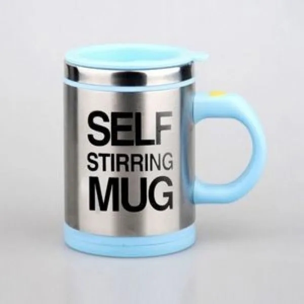 14 Oz. Stainless Steel Self Stirring Mug Mixing Cup 10
