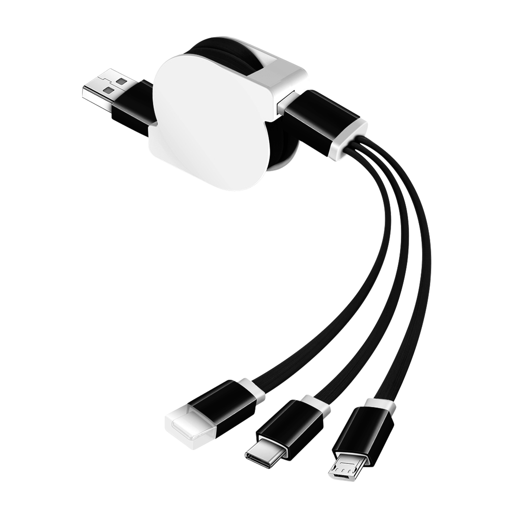 Retractable 3-In-1 Charging Cable 10