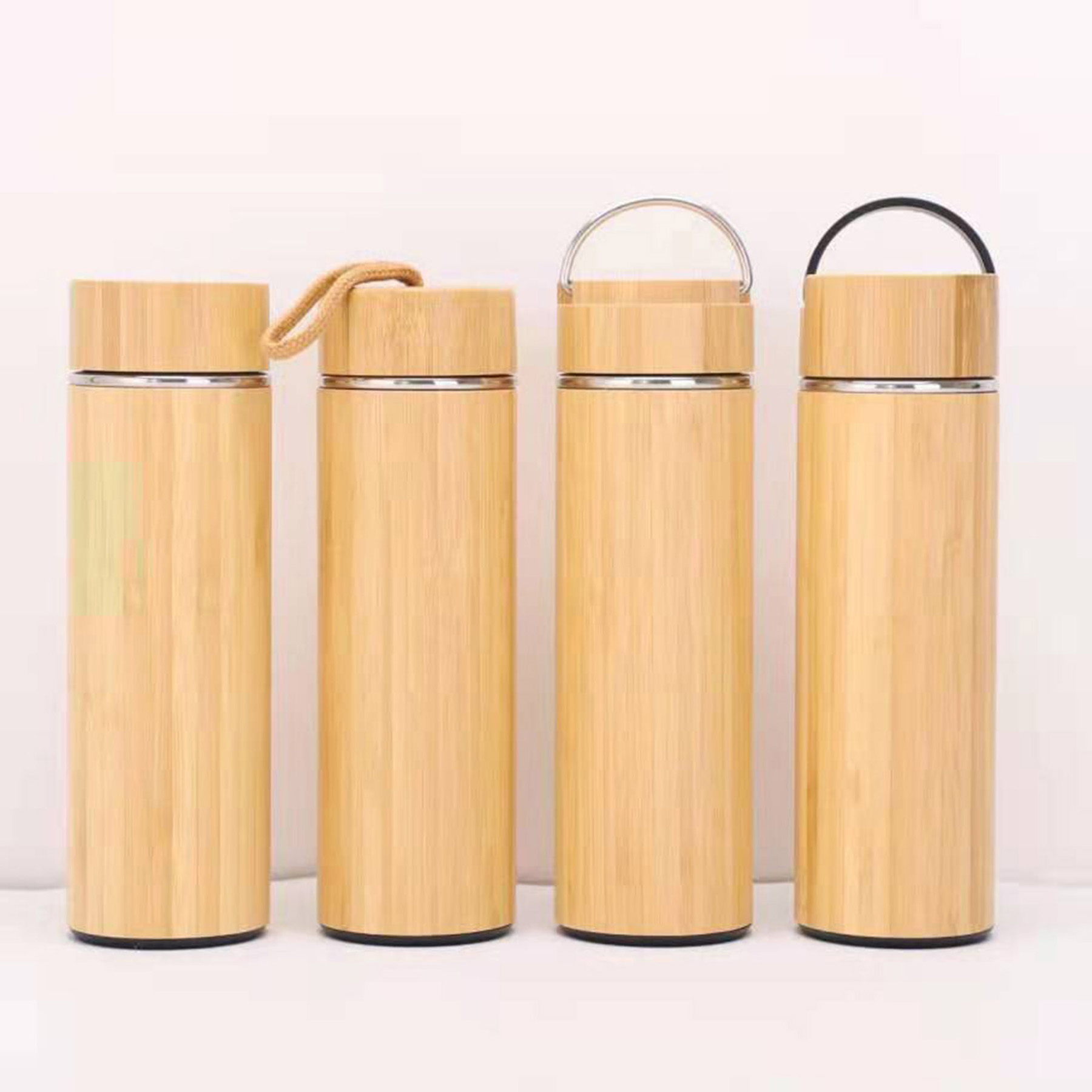 15 oz Bamboo Thermos Tea Infuser 3