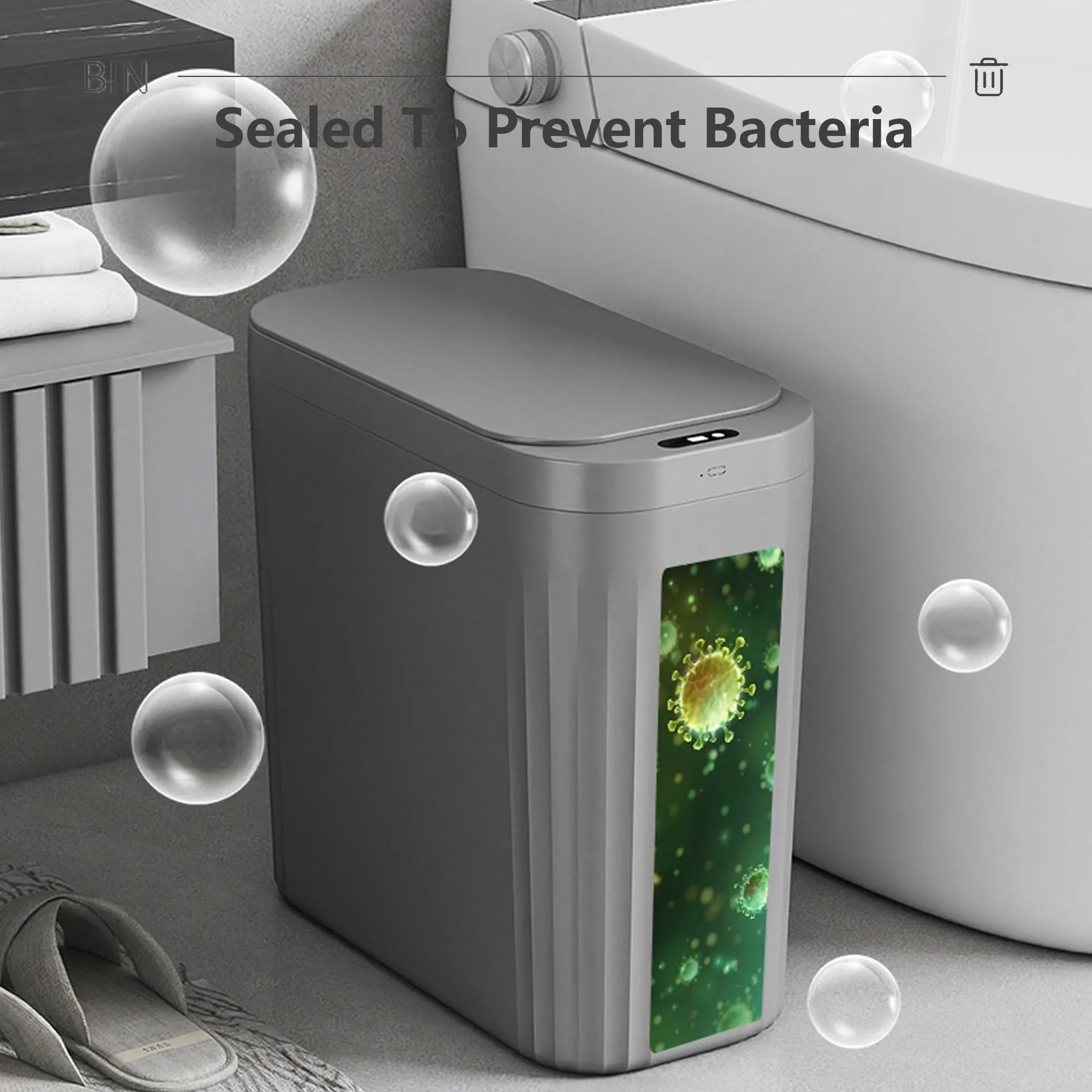 Large Capacity Sensor Trash Can 7