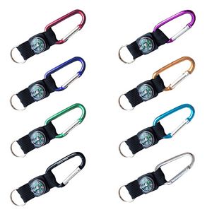 Versatile Carabiner Strap Key Chain With Integrated Compass 13