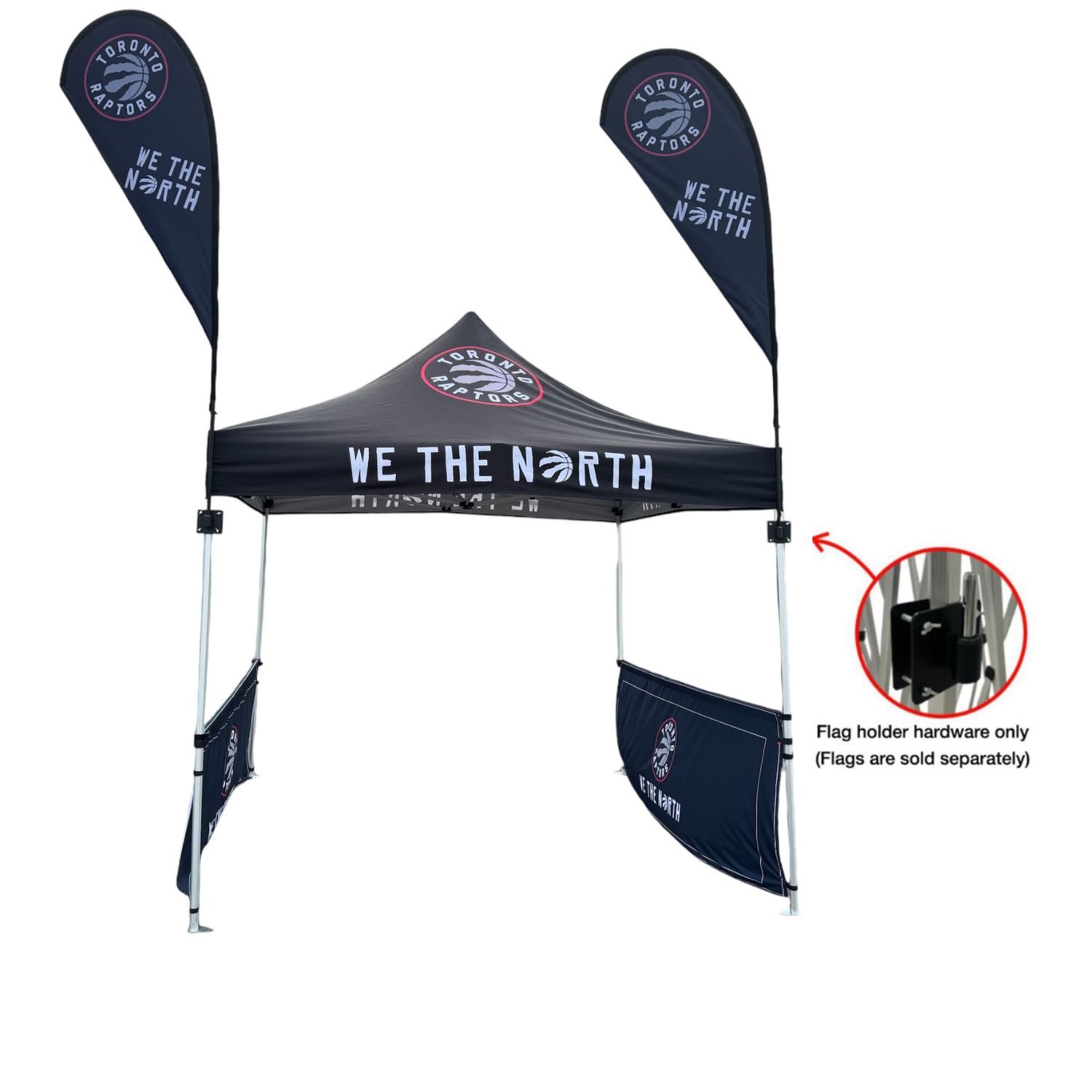 Advertising Flag Holder for Tents, hardware only.