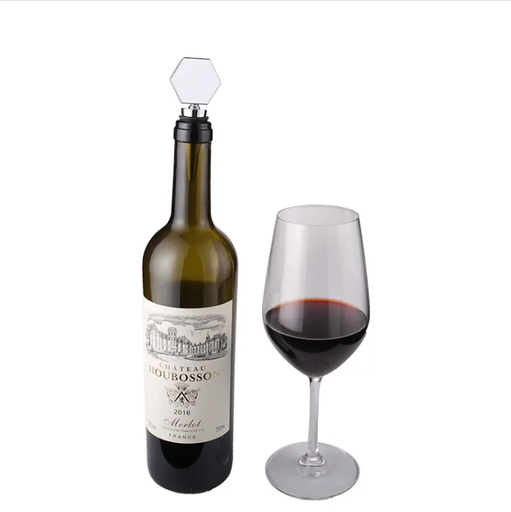 Zinc Alloy Savor Wine Bottle Stopper-Full Color Top 1