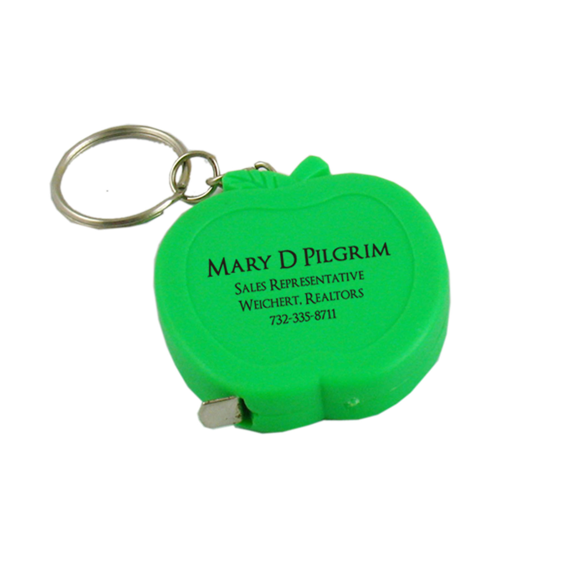 Apple Tape Measure w/key chain(Key Chain, Keychain, Key tag, Tape Measure, Tools)- Close out 2