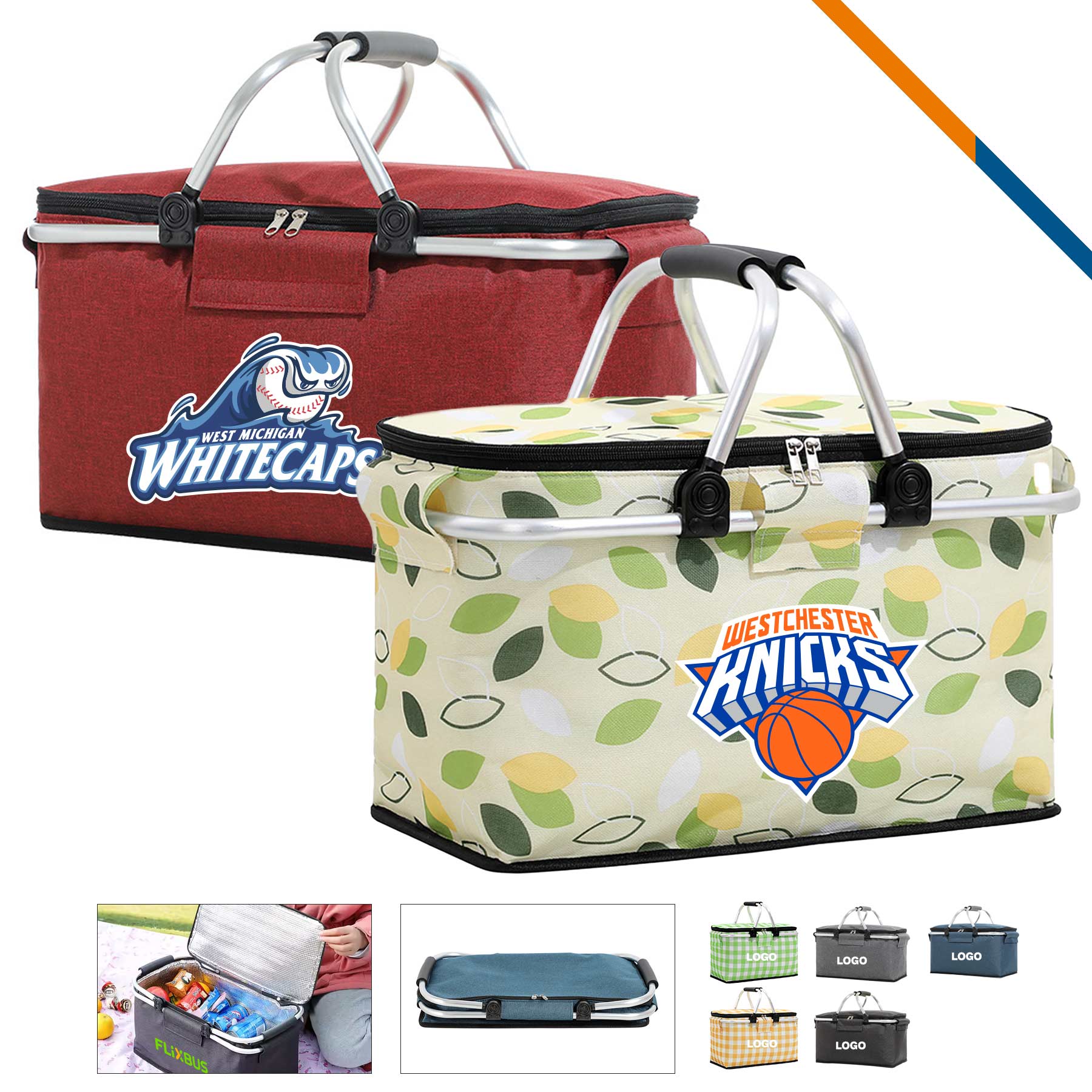 PineChill Collapsible Picnic Cooler Basket 2