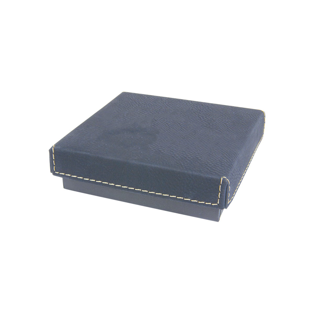 4" x 4" Black/Gold Leatherette Medal Box 3