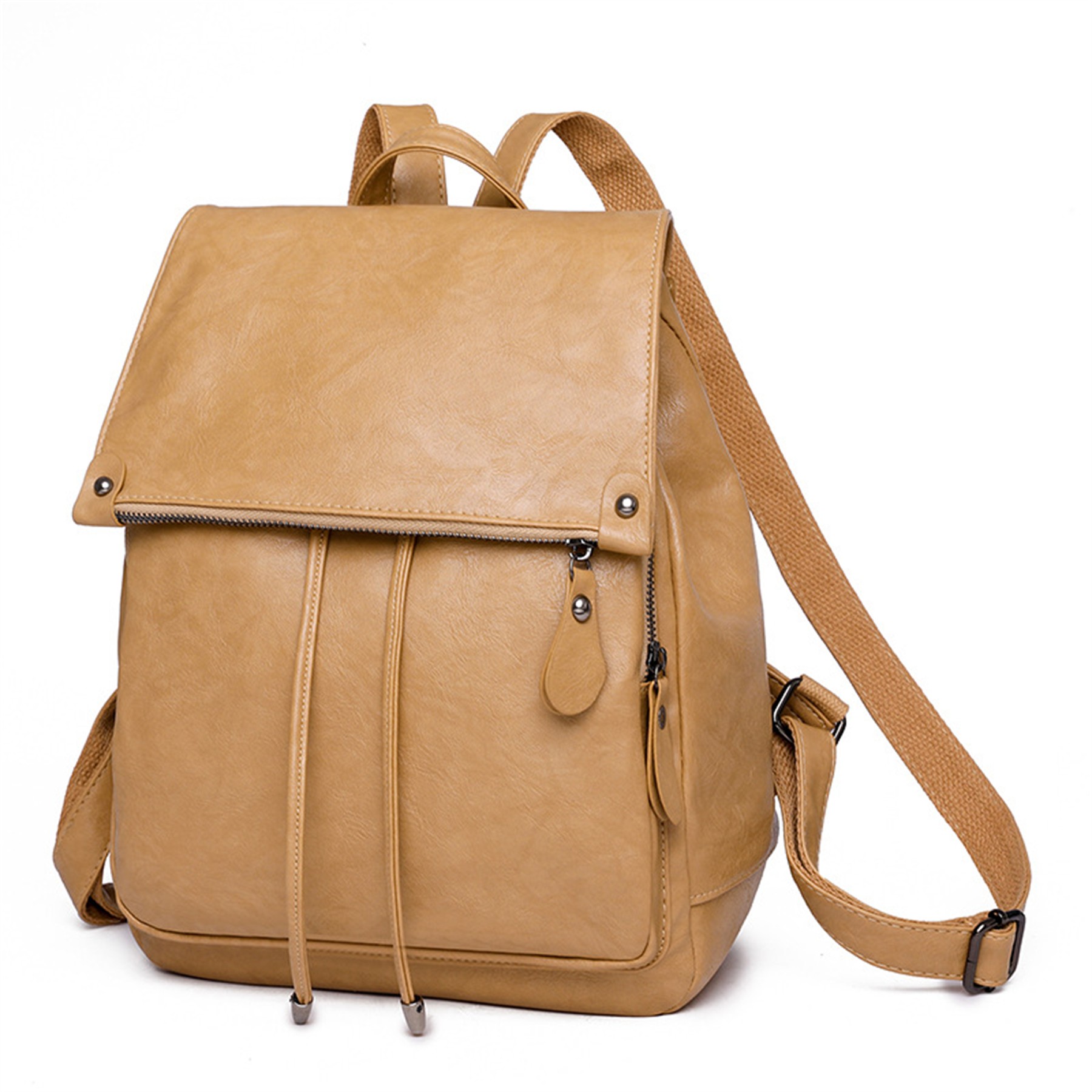 Soft leather backpack 3