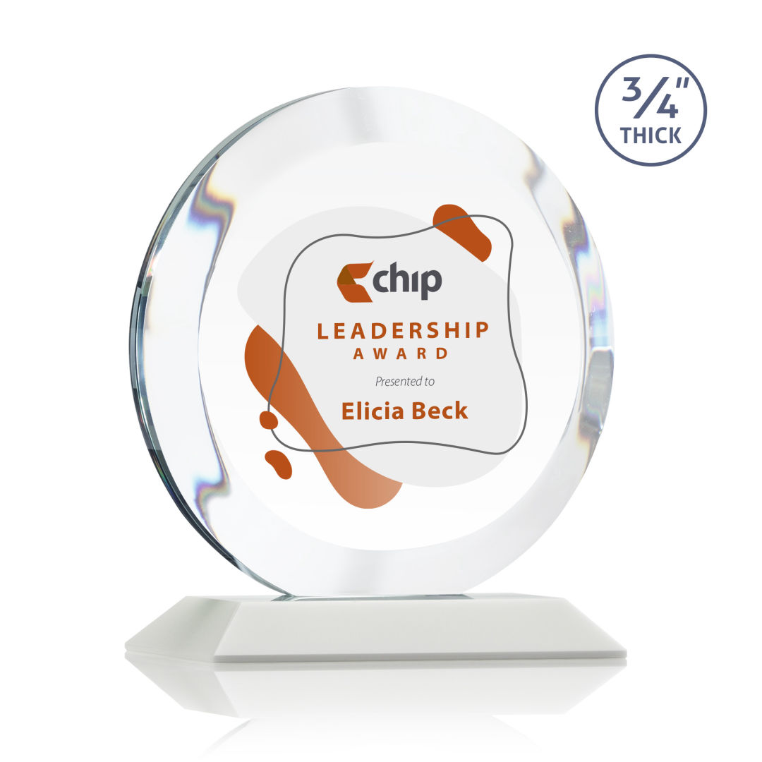 Gibralter VividPrint™ Award - White 2