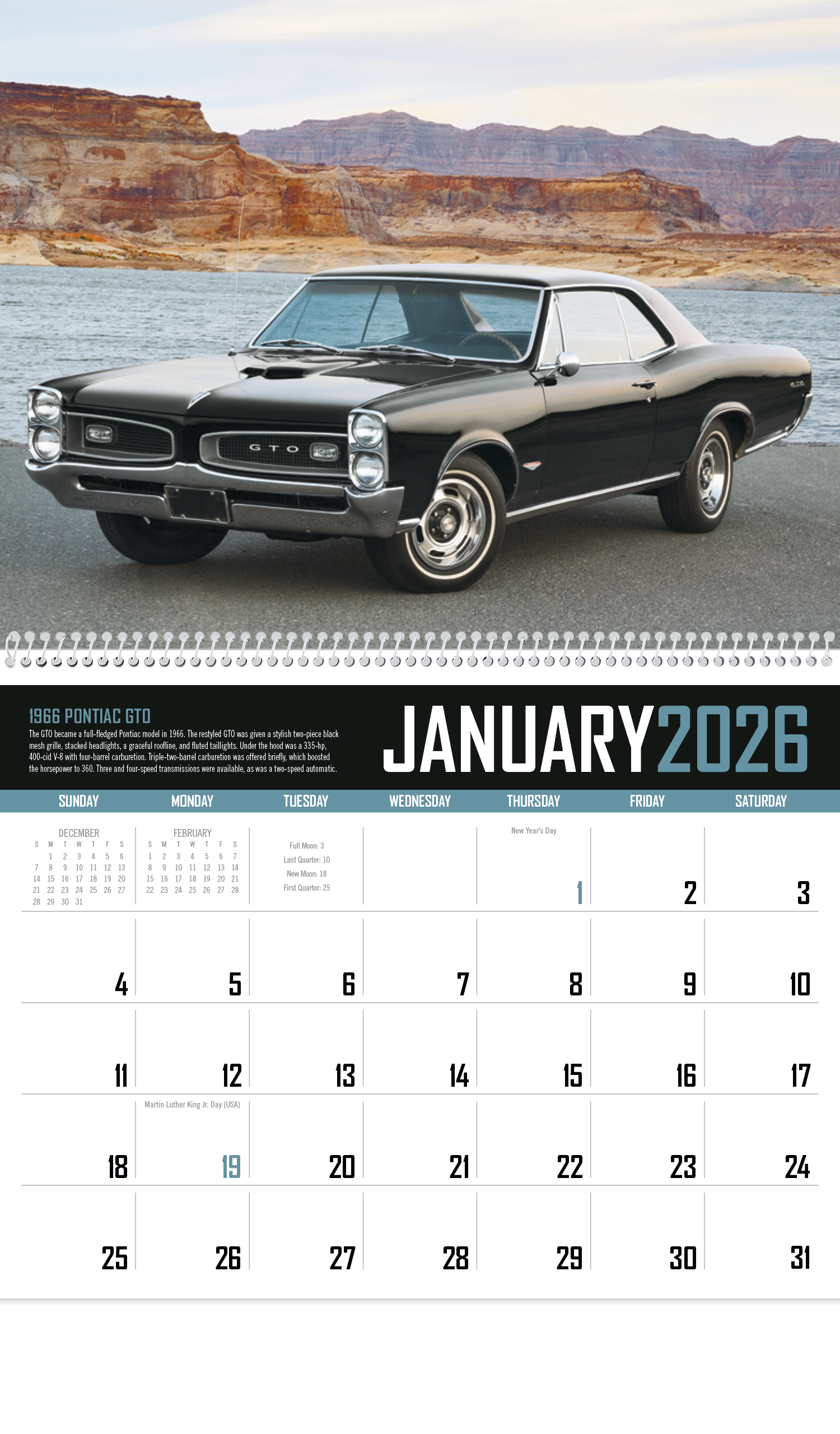 Triumph® Calendars Muscle Cars Calendar 41