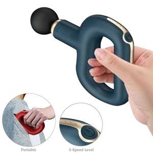 Ring Shaped Muscle Vibration Massager Tool With 3 Speed Settings And 6 Interchangeable Heads 8