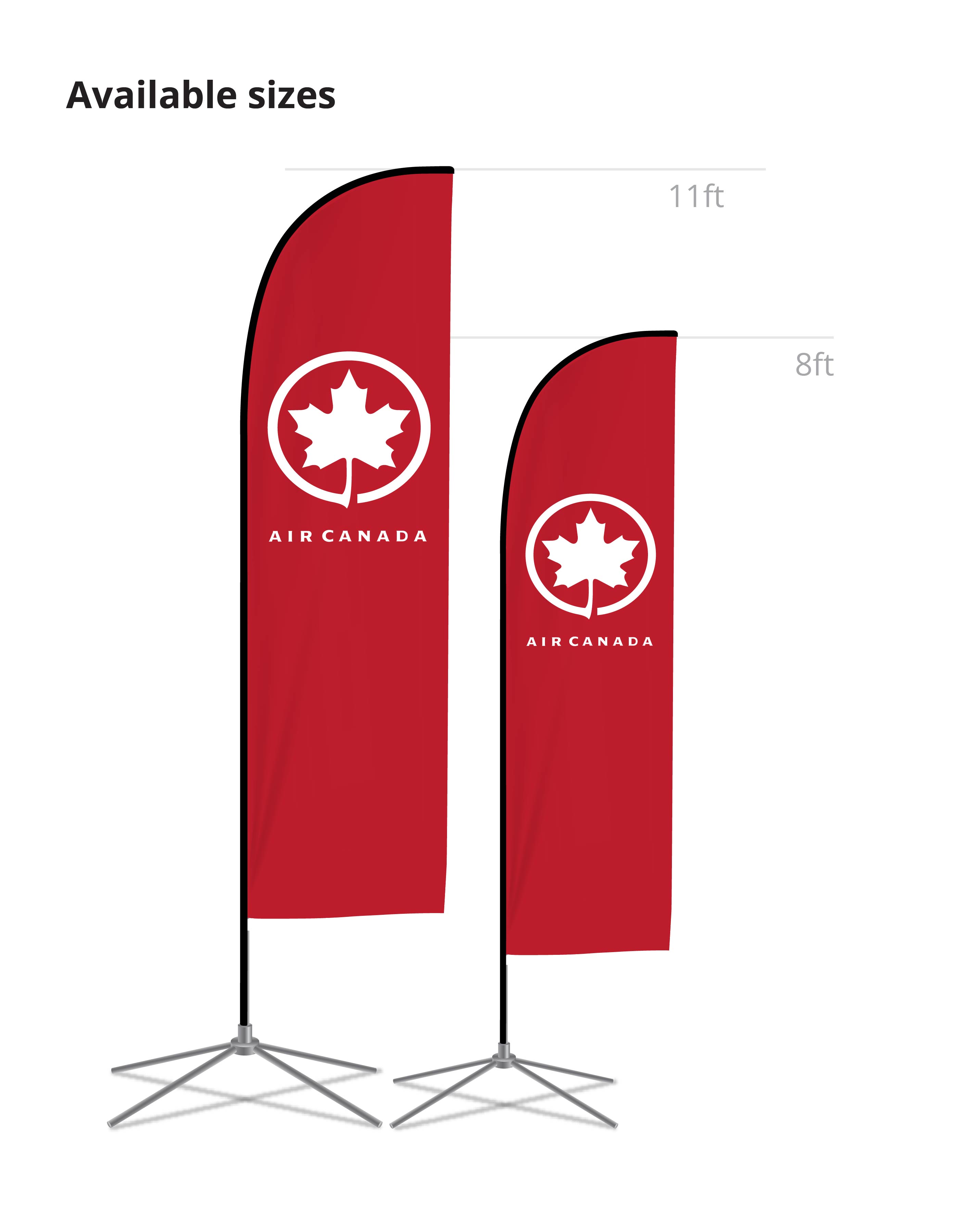 Flutter Flag Banner Double Sided Kit (8ft) 4