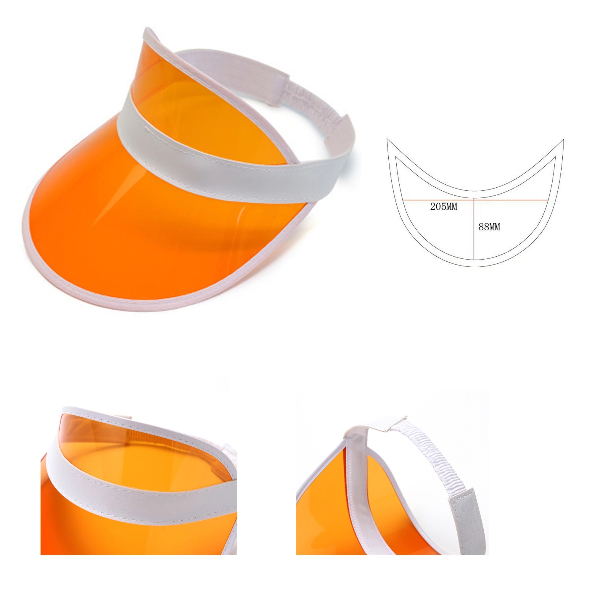 Plastic Visor Hat 1