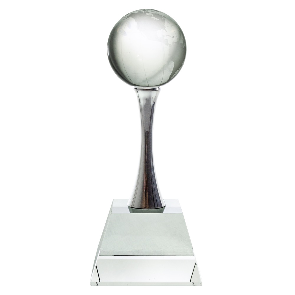 8" Optimaxx Globe on Curved Column