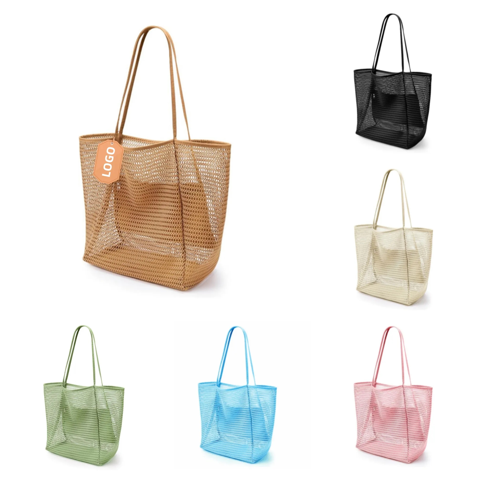 Beach Nylon Mesh Tote Bag 2